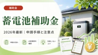 【2026年最新】蓄電池 補助金 2026 申請｜完全ガイド