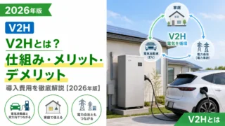 V2Hとは？仕組み・メリット・デメリット・導入費用を徹底解説【2026年版】